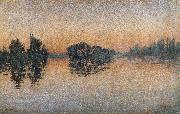 Paul Signac sunset herblay Sweden oil painting artist